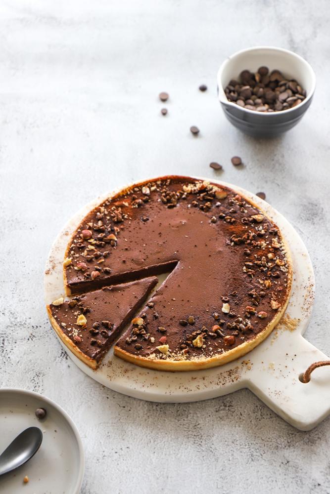 Tarte Chocolat Poire Vegan