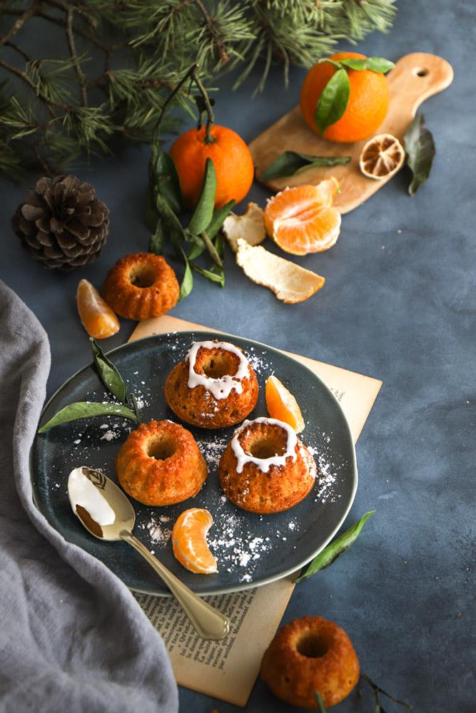 Mini Cakes à la Clémentines Vegan