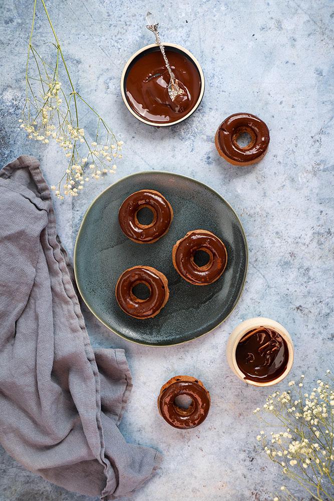 Donuts Chocolat Vegan au Four