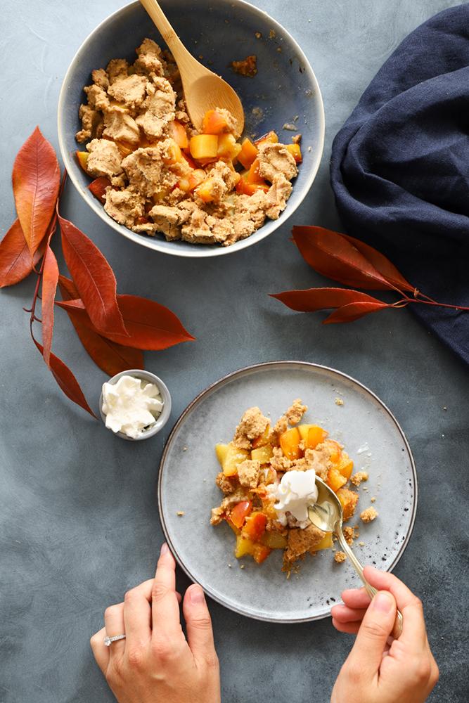 Recette du crumble vegan et sans gluten