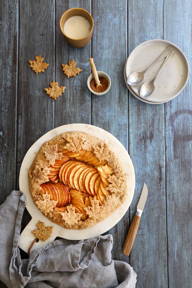 Tarte Rustique aux Pommes  Vegan