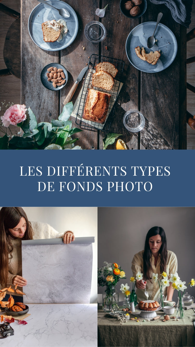 Les différents types de fonds photo en photographie culinaire