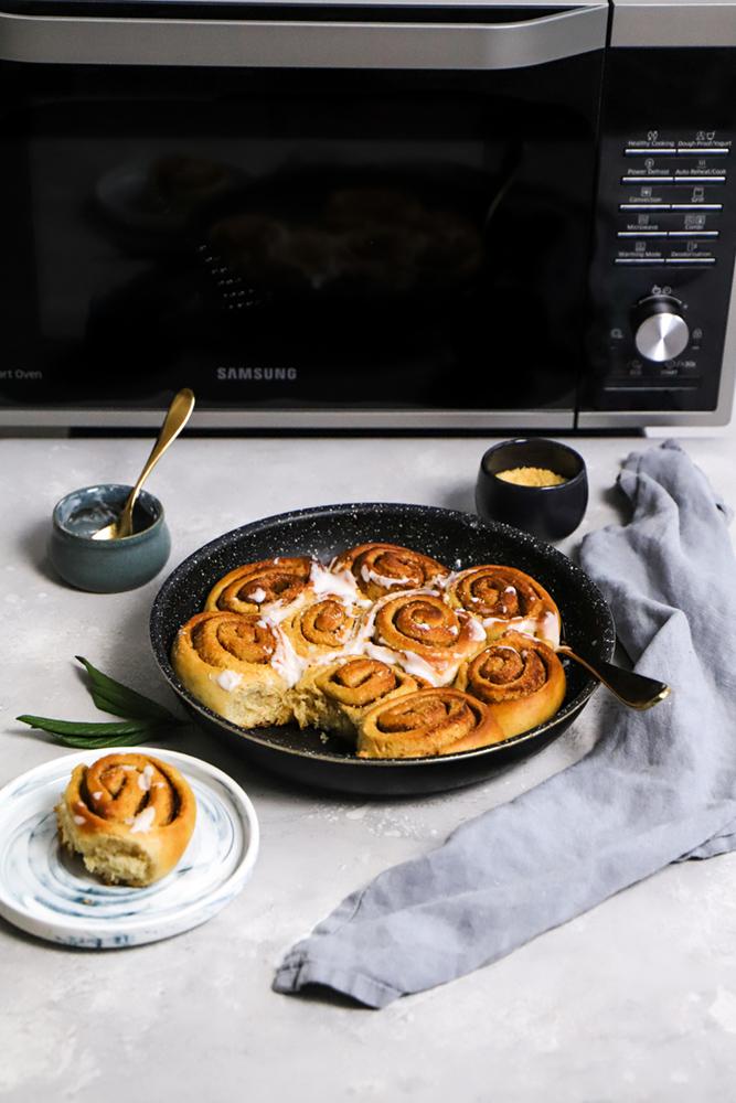 Cinnamon rolls Vegan avec @samsunghome