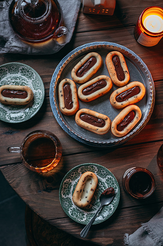 Recette des petits financiers tigrés au Nutella