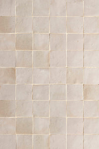 fond photo carrelage beige mosaique zellige photo culinaire et cosmetique , fond vinyle ecologique