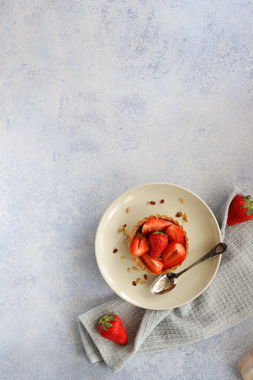 fond photo bleu clair pour paques et photographie culinaire