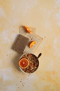 fond photo jaune orange pour paques et photographie culinaire