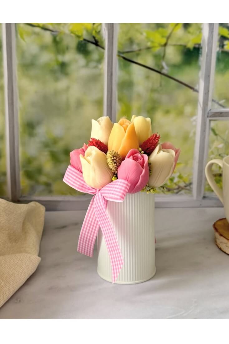 fond photo serre pour bougie et fondant artisanat