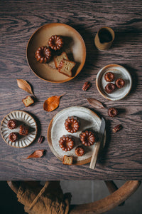 fond photo bois marron automnal pour photographie culinaire