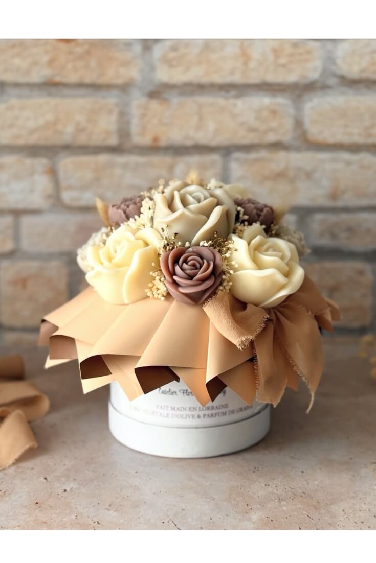 fond photo pour bougie et fondant artisanat