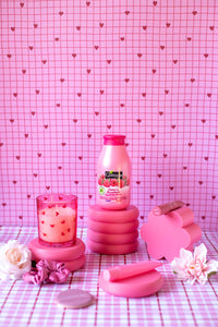 fond photo rose pour la saint valentin, photo produit, cosmetique, couture, artisanat, creatrices 
