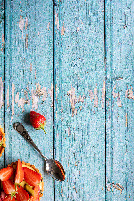 fond photo bois bleu ancien pour photographie culinaire, produit, publicité