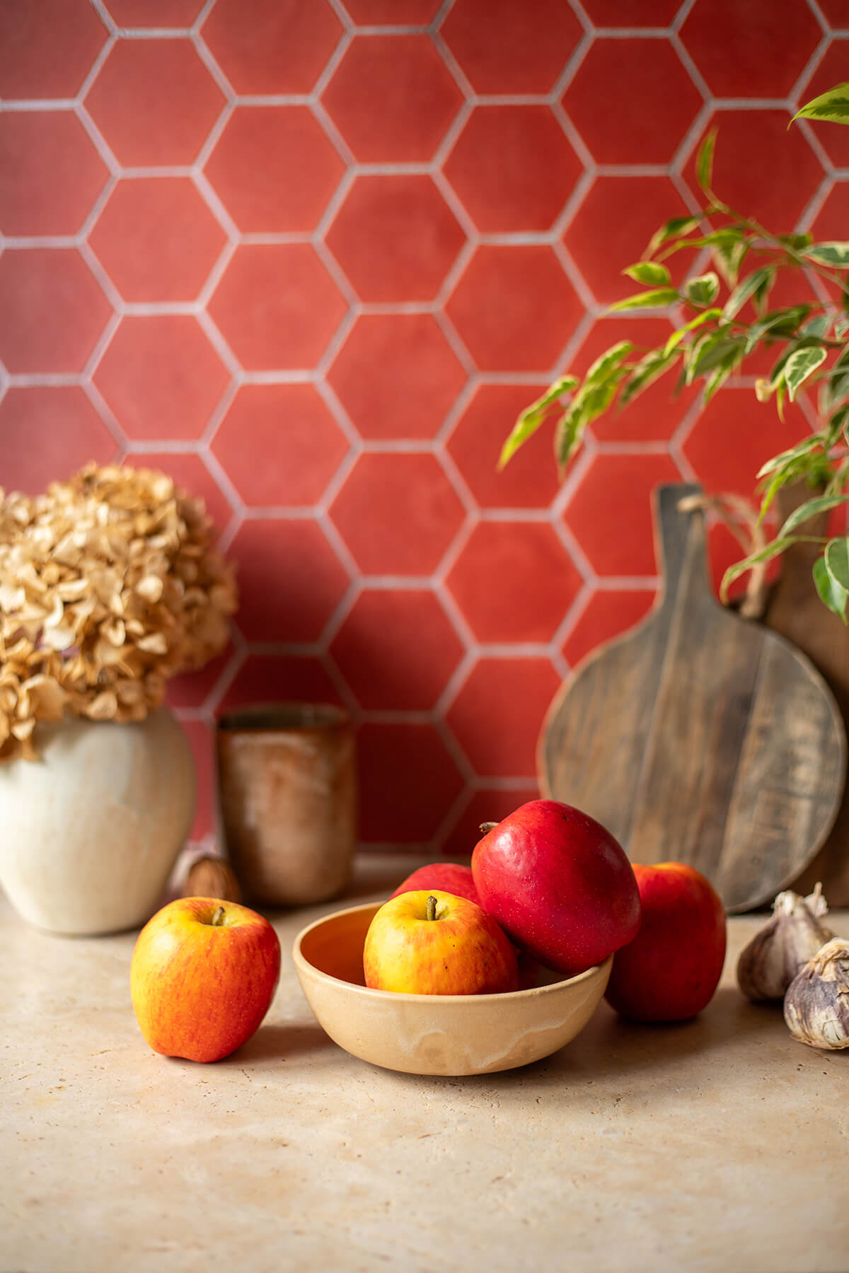 fond photo carrelage rouge terracotta pour photographie, ceramique, bijoux, artisanat, papeterie, creatrices