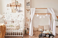 fond photo chambre pour enfant, beige, couture