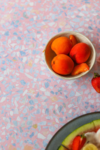 fondphoto terrazzo mosaique photo culinaire