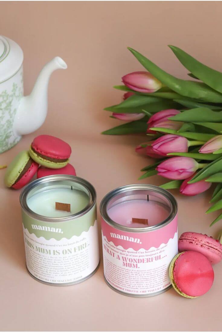 fond photo pour bougie et fondant artisanat