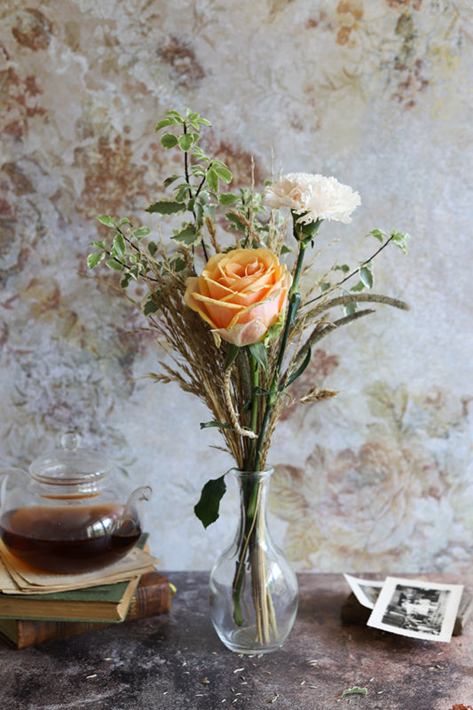 Fond photo- still life, photo culinaire, nature morte, vieilli tapisserie